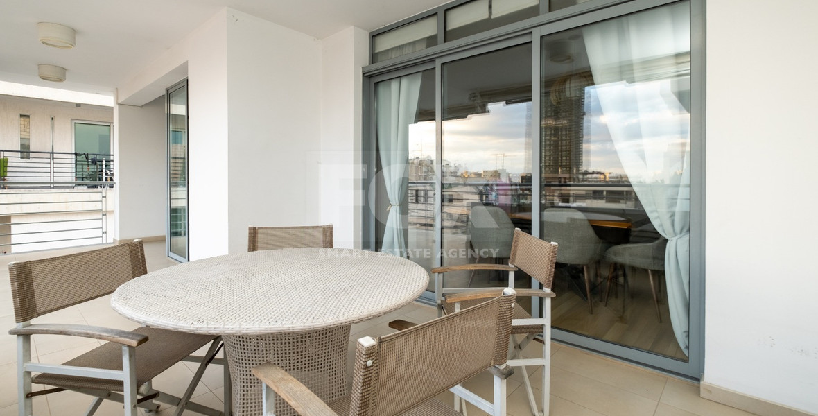 Elegant Three-Bedroom Penthouse with Roof Garden for Sale in the Heart of Limassol City Centre