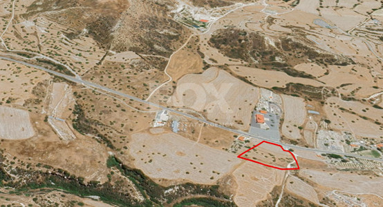 For Sale Large Field with Road Access and Mountain View in Avdimou