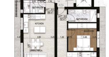 For Sale Contemporary 1-Bedroom Apartment – 2nd Floor | Mesa Geitonia, Limassol