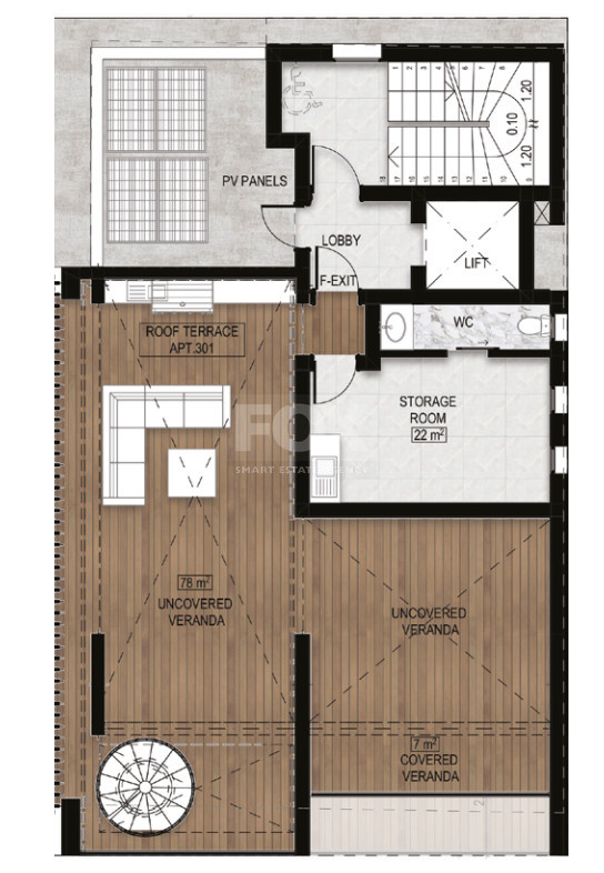 For Sale Exclusive 3-Bedroom Penthouse with Roof Garden – Top Floor | Mesa Geitonia, Limassol