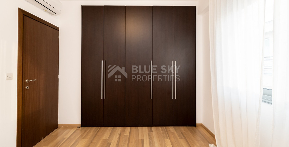 Elegant Three-Bedroom Penthouse with Roof Garden for Rent in the Heart of Limassol City Centre