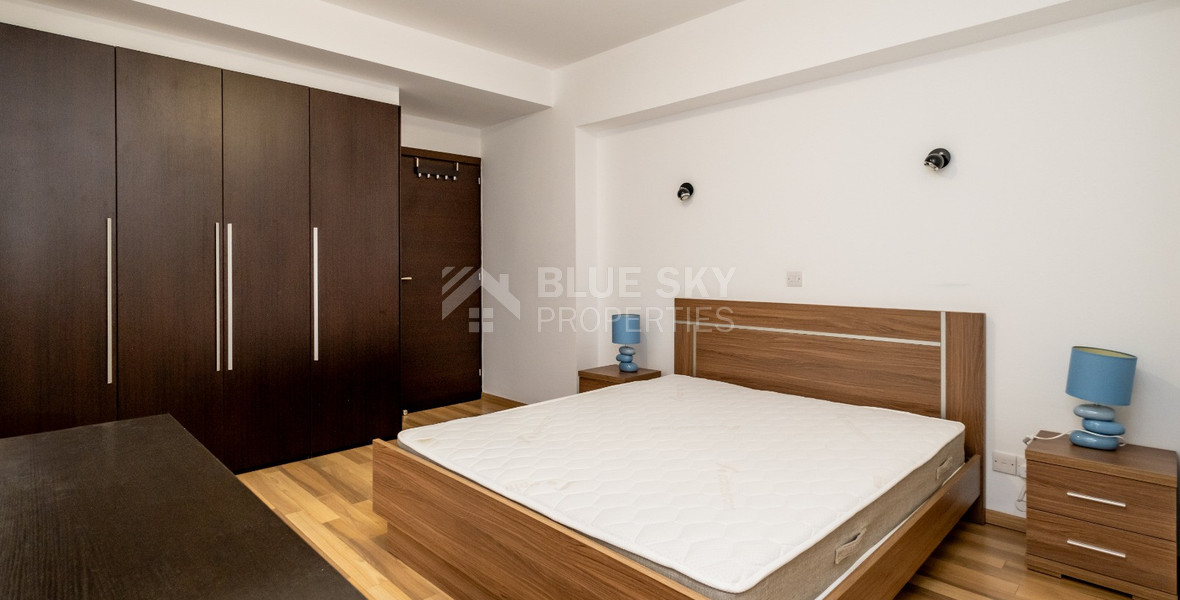 Elegant Three-Bedroom Penthouse with Roof Garden for Rent in the Heart of Limassol City Centre