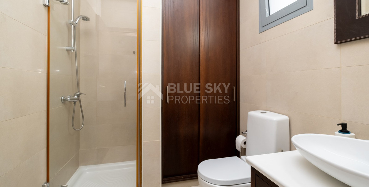 Elegant Three-Bedroom Penthouse with Roof Garden for Rent in the Heart of Limassol City Centre