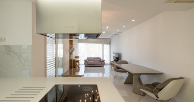 Seafront Two-Bedroom Apartment for Rent Opposite Dasoudi Beach, Germasogeia