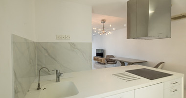 Seafront Two-Bedroom Apartment for Rent Opposite Dasoudi Beach, Germasogeia