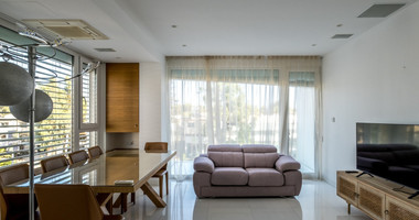 Seafront Two-Bedroom Apartment for Rent Opposite Dasoudi Beach, Germasogeia