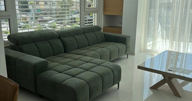 Seafront Two-Bedroom Apartment for Rent Opposite Dasoudi Beach, Germasogeia