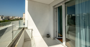 Seafront Two-Bedroom Apartment for Rent Opposite Dasoudi Beach, Germasogeia