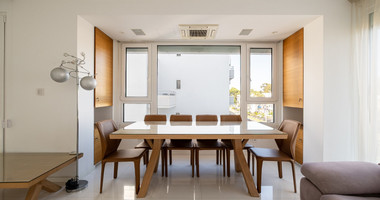 Seafront Two-Bedroom Apartment for Rent Opposite Dasoudi Beach, Germasogeia