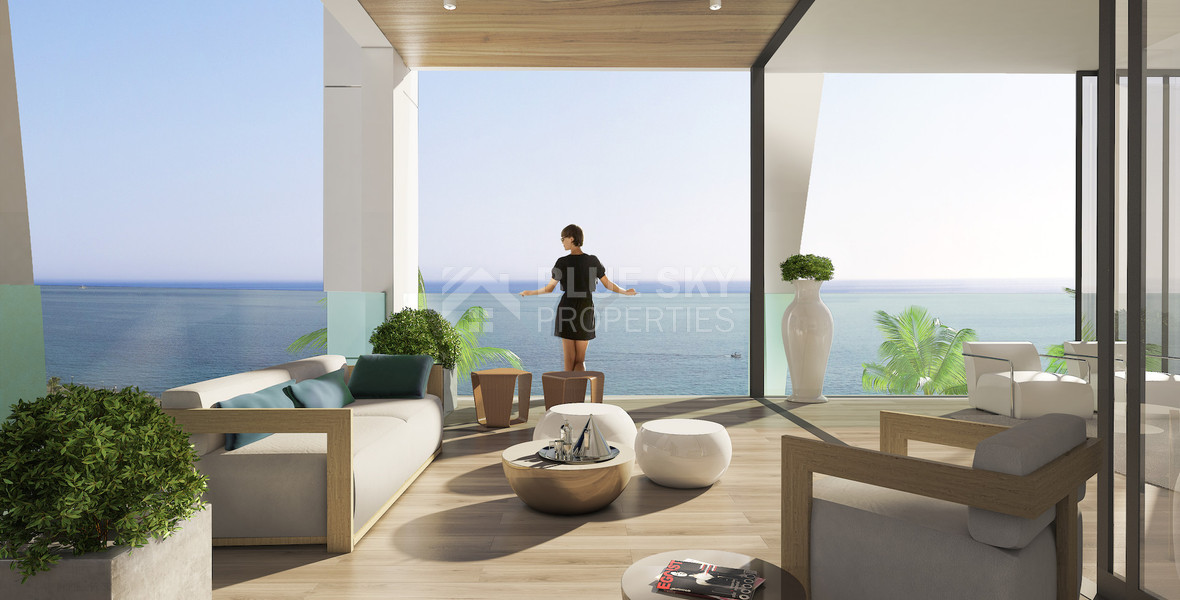 For Sale Contemporary 3-Bedroom Seafront Apartment- Limassol