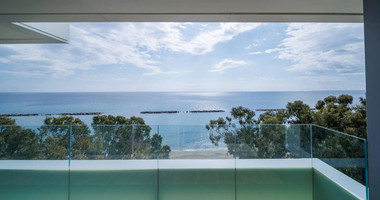 Exclusive Beachfront Living in Agios Tychonas – Four-Bedroom Full-Floor Apartment