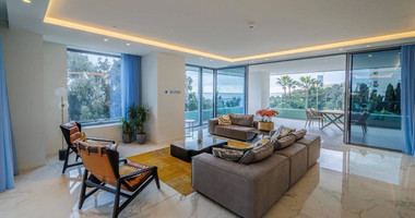 Exclusive Beachfront Living in Agios Tychonas – Four-Bedroom Full-Floor Apartment