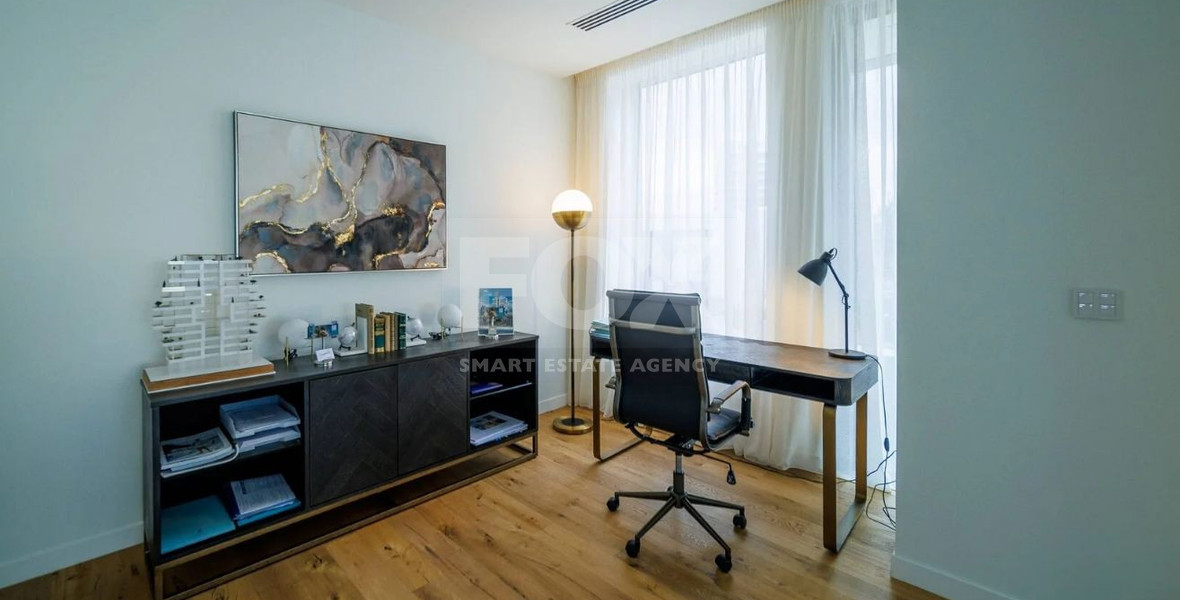 Exclusive Beachfront Living in Agios Tychonas – Four-Bedroom Full-Floor Apartment