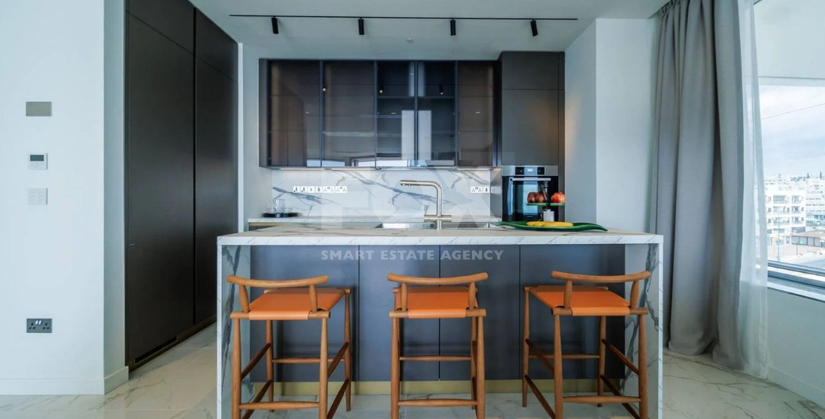 Exclusive Beachfront Living in Agios Tychonas – Four-Bedroom Full-Floor Apartment