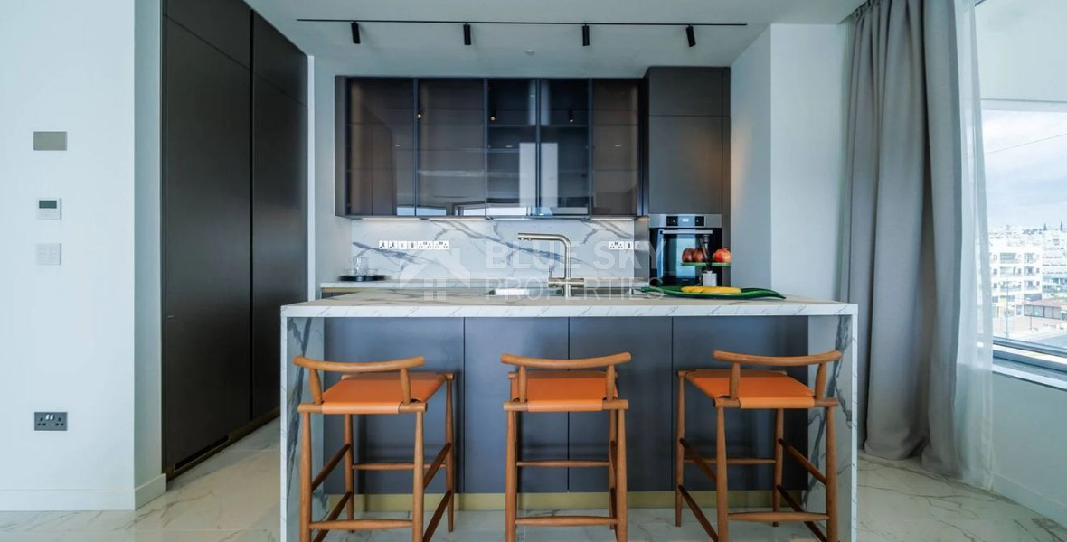 Exclusive Beachfront Living in Agios Tychonas – Four-Bedroom Full-Floor Apartment