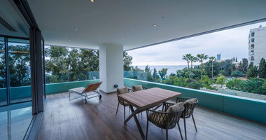 Exclusive Beachfront Living in Agios Tychonas – Four-Bedroom Full-Floor Apartment