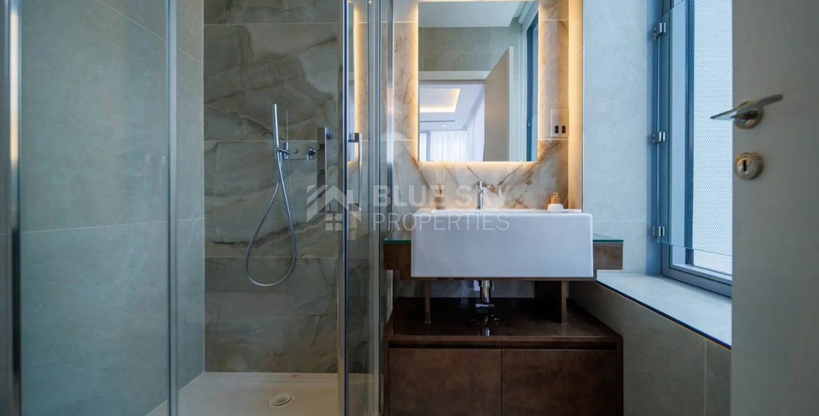 Exclusive Beachfront Living in Agios Tychonas – Four-Bedroom Full-Floor Apartment