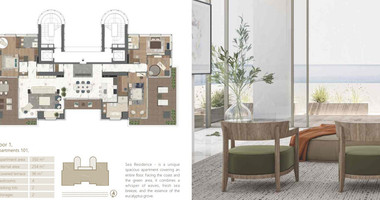 Exclusive Beachfront Living in Agios Tychonas – Four-Bedroom Full-Floor Apartment