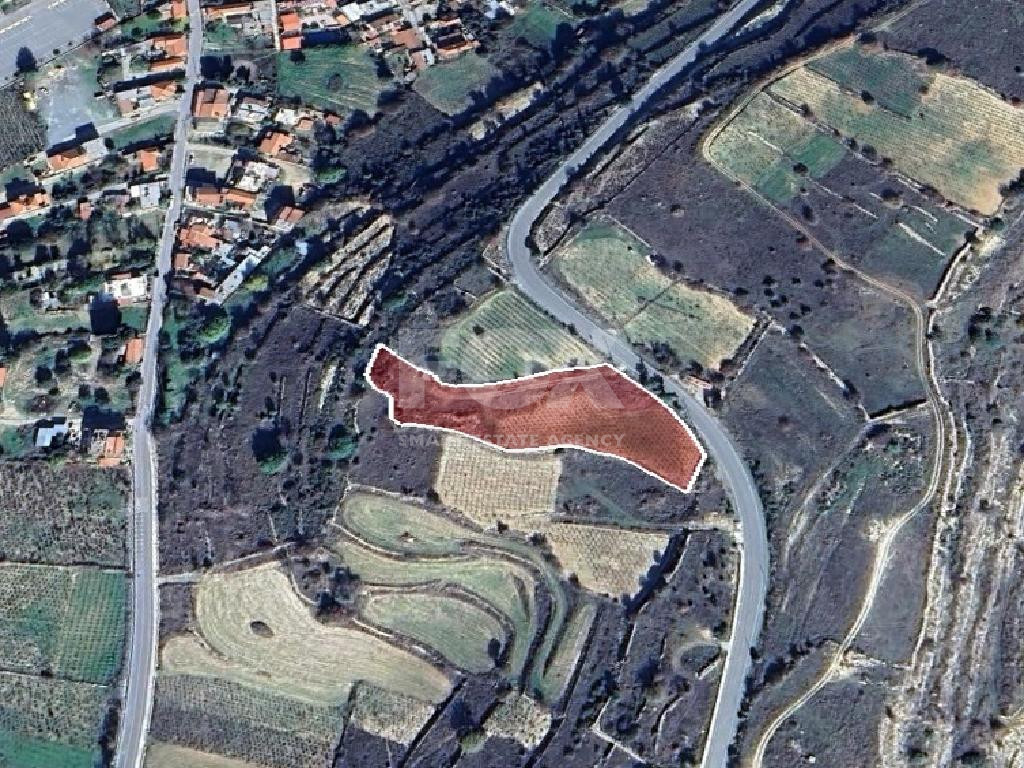 1/4 Undivided Share of Residential Land for Sale in Pachna Village, Limassol