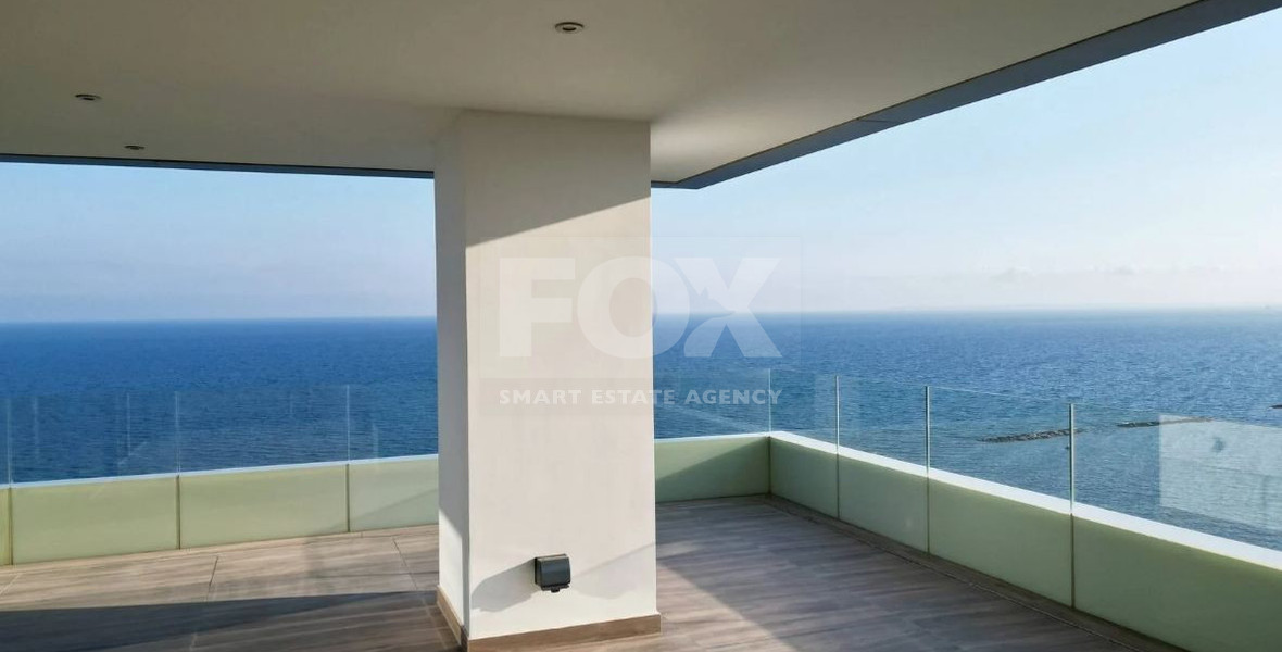 Exclusive Beachfront Living in Agios Tychonas – Four-Bedroom Full-Floor Apartment