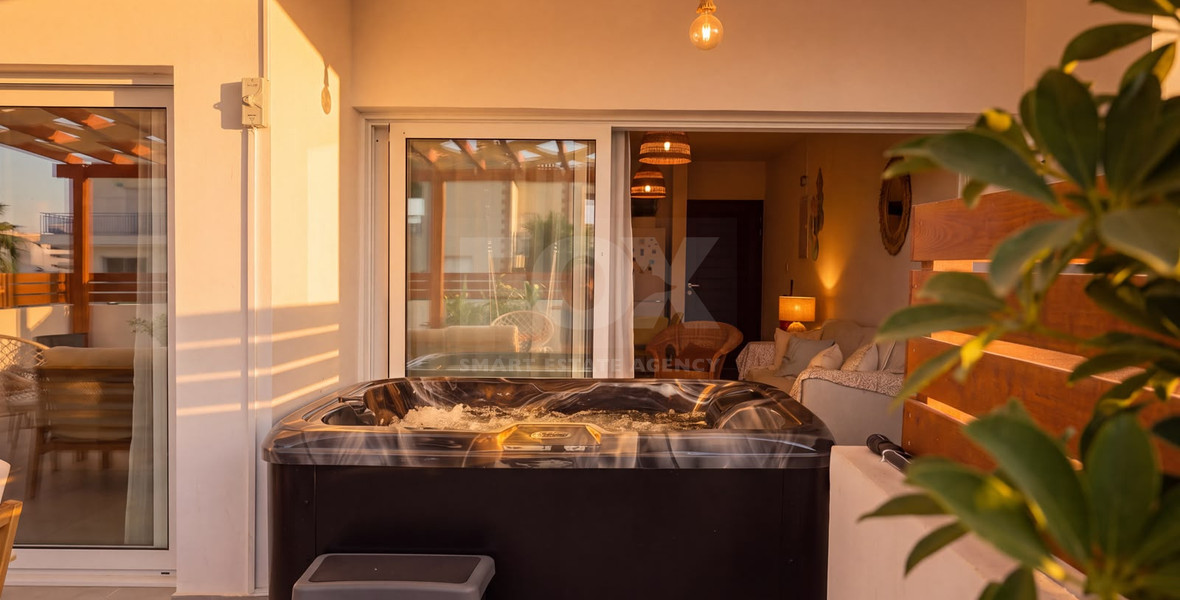 Fully Renovated Two-Bedroom Apartment with Large Veranda & Sea Views for Sale in Peyia