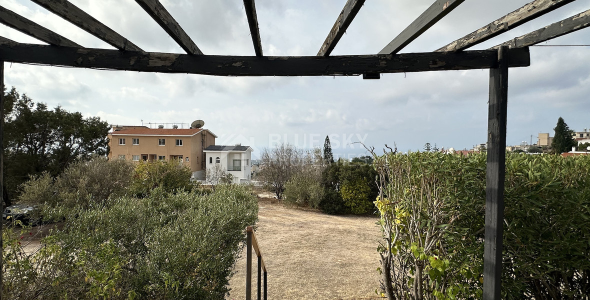 For Sale two bedroom Detached Bungalow on Large Plot with Sea Views | Peyia