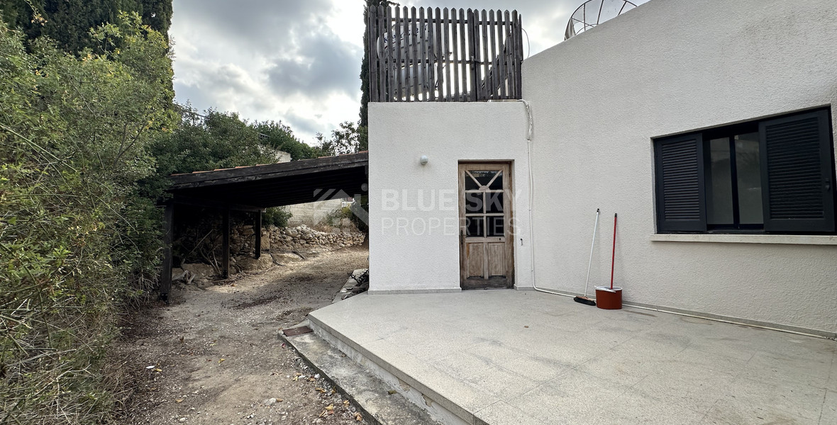 For Sale two bedroom Detached Bungalow on Large Plot with Sea Views | Peyia