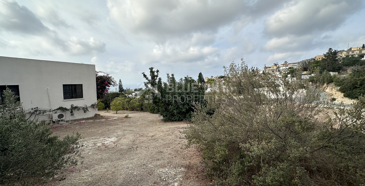 For Sale two bedroom Detached Bungalow on Large Plot with Sea Views | Peyia