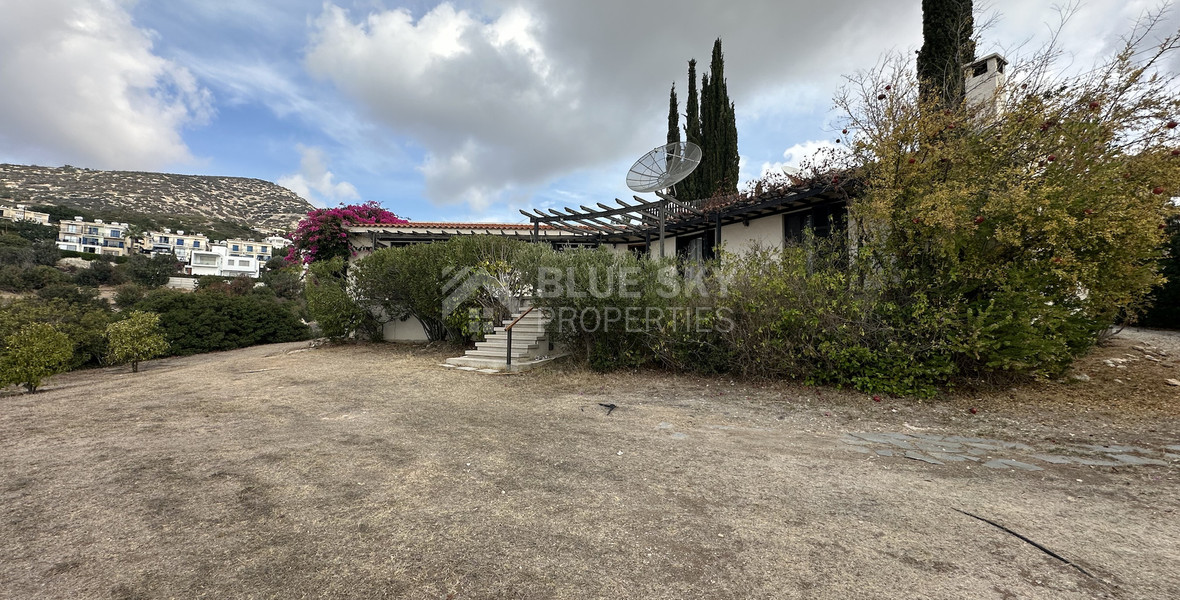 For Sale two bedroom Detached Bungalow on Large Plot with Sea Views | Peyia