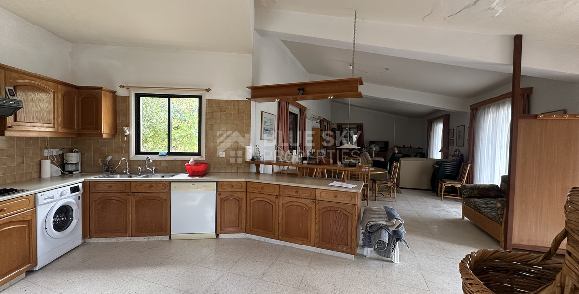 For Sale two bedroom Detached Bungalow on Large Plot with Sea Views | Peyia