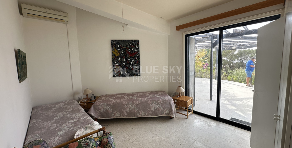 For Sale two bedroom Detached Bungalow on Large Plot with Sea Views | Peyia