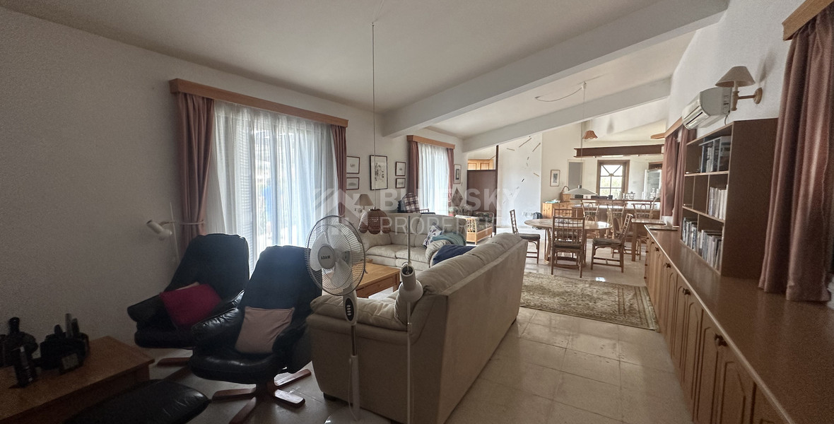 For Sale two bedroom Detached Bungalow on Large Plot with Sea Views | Peyia