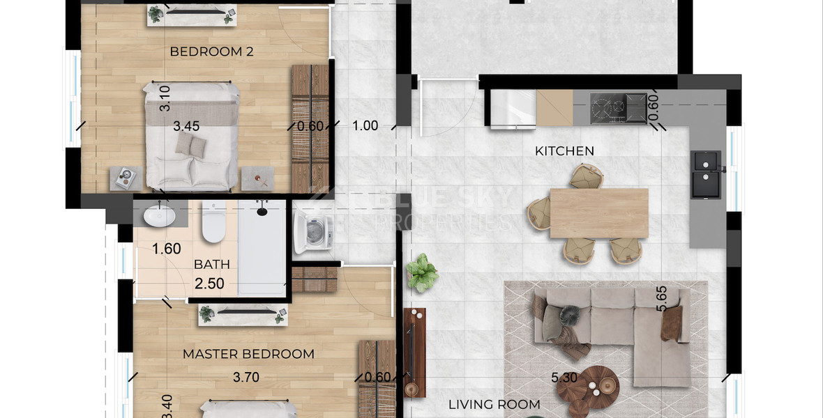 Three Bedroom Penthouse for sale in Agios Athanasios