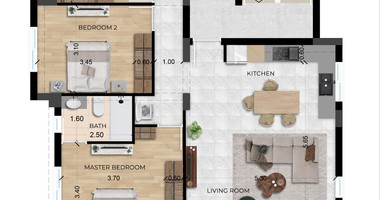 Three Bedroom Penthouse for sale in Agios Athanasios