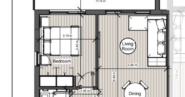 For Sale Contemporary 1-Bedroom Apartment in Mesa Geitonia, Limassol
