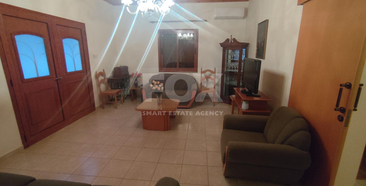 Traditional stone three bedroom detached house in village Pachna (Pano Pachna) for rent , Limassol
