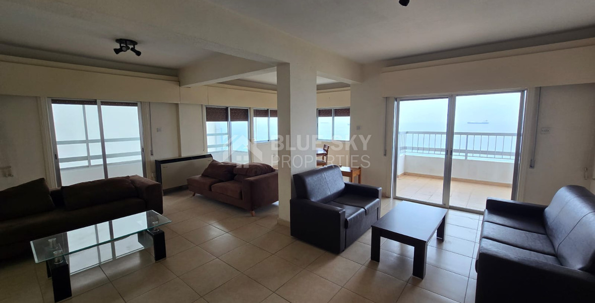 Three Bed Sea View Apartment To Rent In Agia Trias Limassol