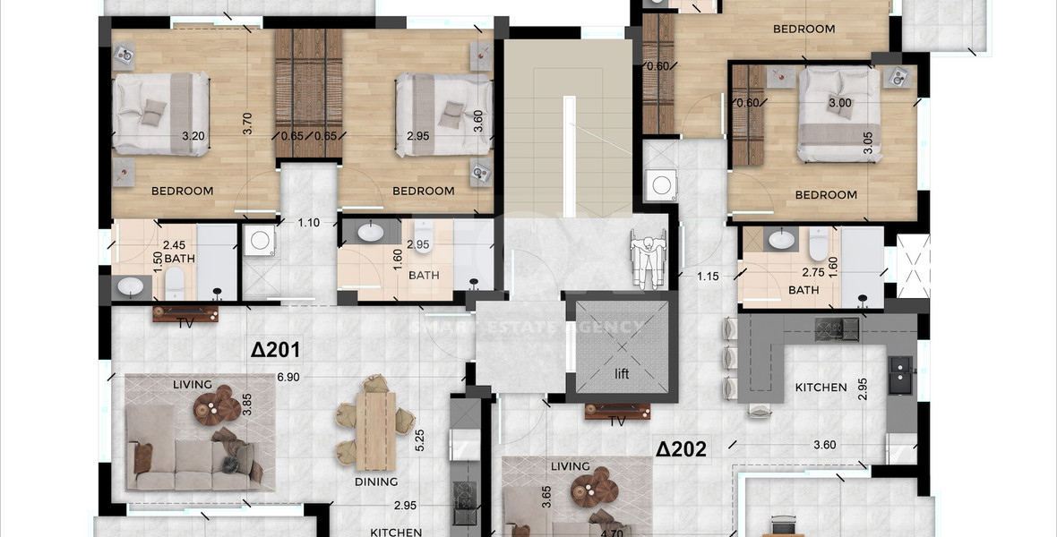 Two Bedroom Apartment for sale in Ekali Area