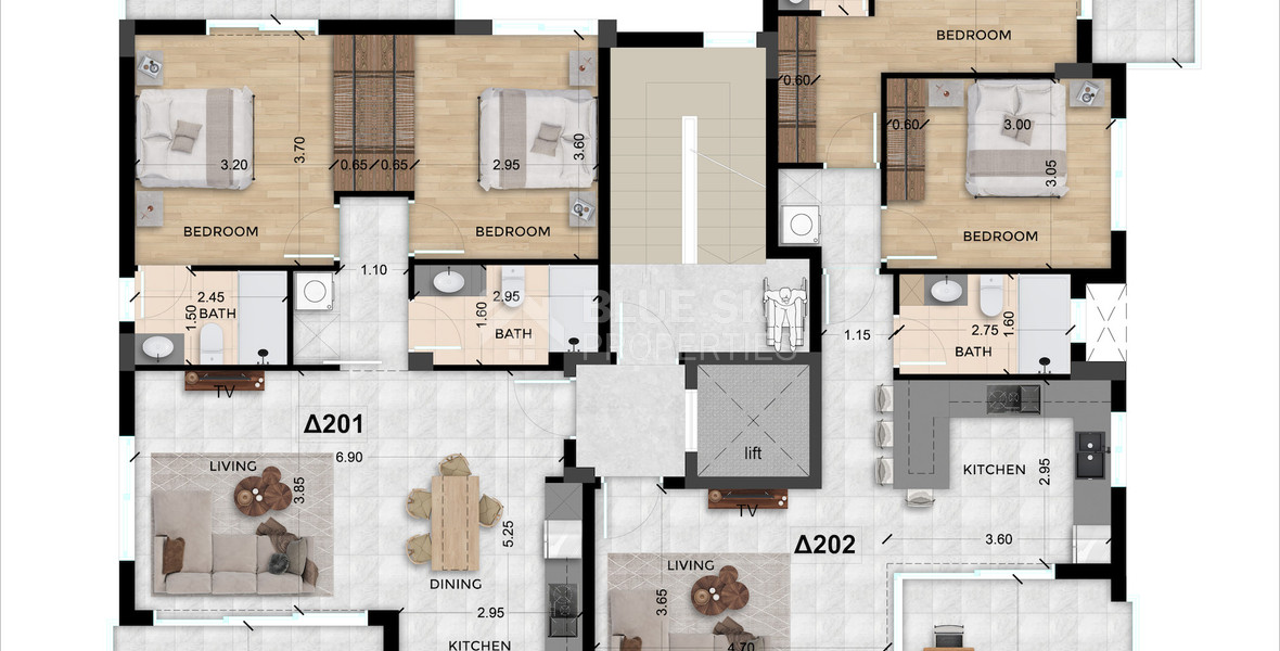 Two Bedroom Apartment for sale in Ekali Area