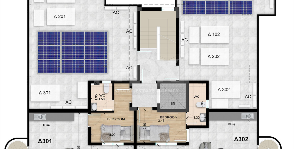 Two Bedroom Penthouse with roof garden for sale n Ekali