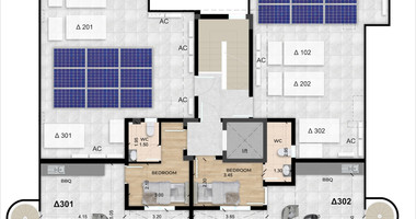 Two Bedroom Penthouse with roof garden for sale n Ekali