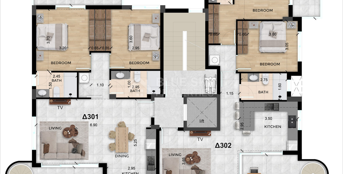 Two Bedroom Penthouse with roof garden for sale n Ekali