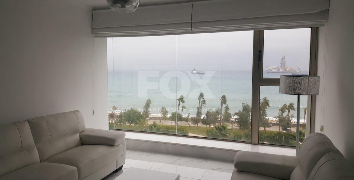 Seafront Furnished 3 Bedroom Apartment For Rent Opposite The Molos