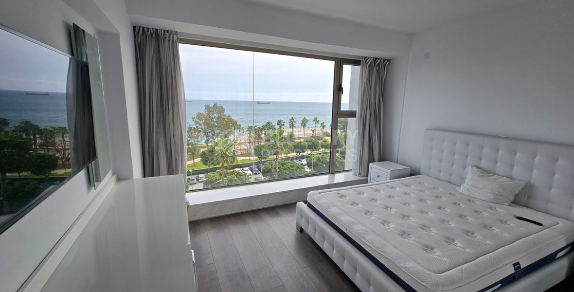 Seafront Furnished 3 Bedroom Apartment For Rent Opposite The Molos