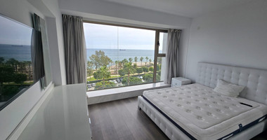 Seafront Furnished 3 Bedroom Apartment For Rent Opposite The Molos