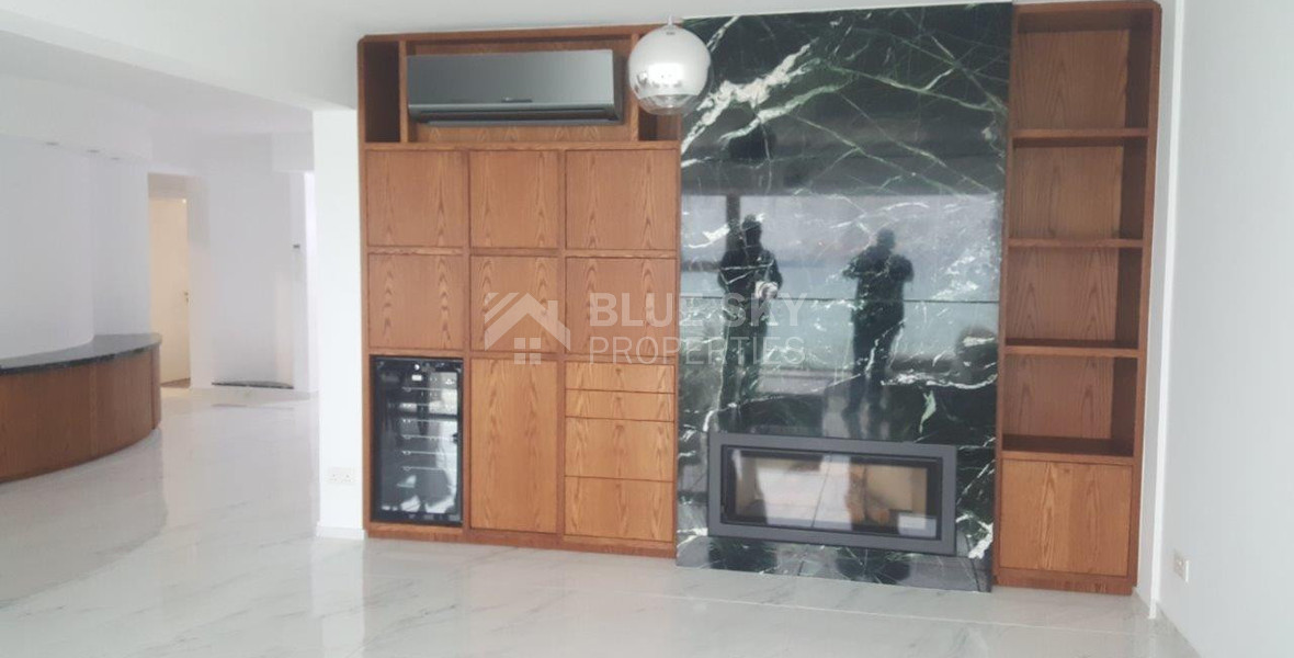 Seafront Furnished 3 Bedroom Apartment For Rent Opposite The Molos