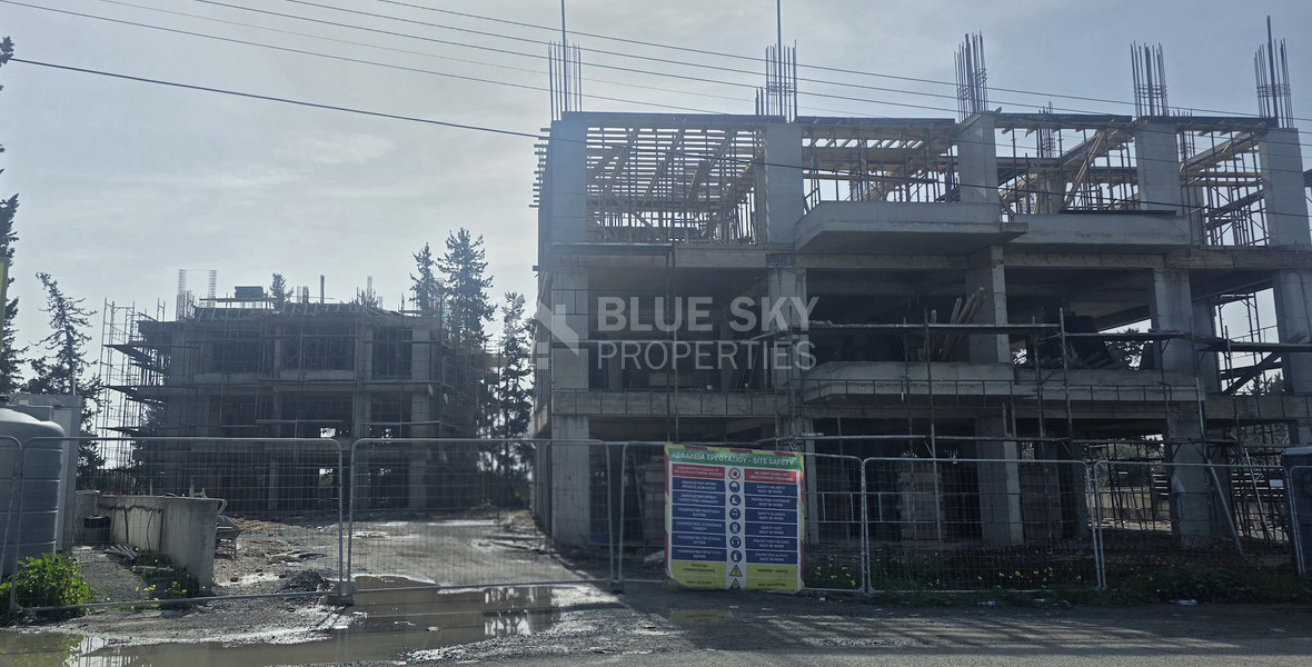 Under Construction Two Bedroom Apartment for sale in  Kato Polemidia