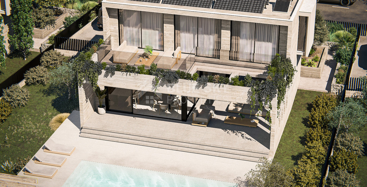 Modern Four Bedroom Detached Villa with Garden in Peaceful Peyia , for Sale