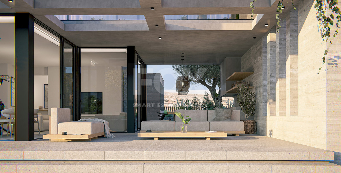 Modern Four Bedroom Detached Villa in Peaceful Peyia with Garden for Sale