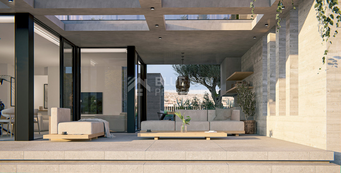 Modern Four Bedroom Detached Villa in Peaceful Peyia with Garden for Sale